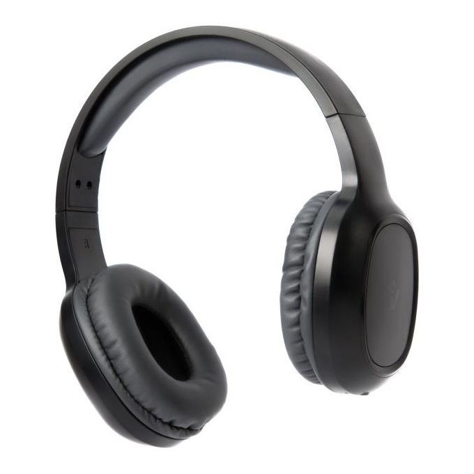 Vultech Cuffie Crab2 HBT-11BK Wireless Bluetooth 5.0 e Aux con Microfono Ricarica Type-C Autonomia 12 Ore Accoppiamento Automatico per Android-iOs