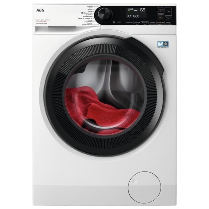 AEG LWR7D966OB Serie 7000 Lavasciuga Frontale 9-6 Kg 1600 rpm Classe D ProSteam Inverter PreciseLoad (85x60x63 cm) colore Bianco