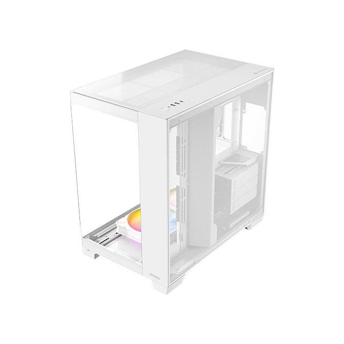 Antec C8 ARGB WHITE Case PC Full Tower Supporto E-ATX Vetro Temperato Senza Cuciture 2 Ventole 160 mm 1 Ventola 140 mm ARGB PWM USB Type-C 360 mm Radiatore colore Bianco