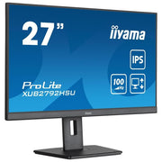 Iiyama XUB2792HSU-B6 Monitor PC 27'' IPS Full HD 1920x1080 100Hz 0.4ms AMD FreeSync Hub USB 3.2 HDMI DisplayPort colore Nero