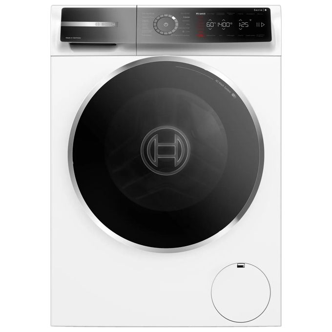 Bosch WGB24402IT Serie 8 - Lavatrice a carica frontale da libera installazione 9 kg, 1400 rpm, Classe A, Iron Assist, ActiveWater Plus, Home Connect, (84,5x59,8x59,0 cm), Bianco.