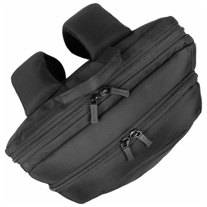 Rivacase 8267 BLACK Zaino City Backpack per Notebook 17.3'' Idrorepellente 2 Scomparti colore Nero