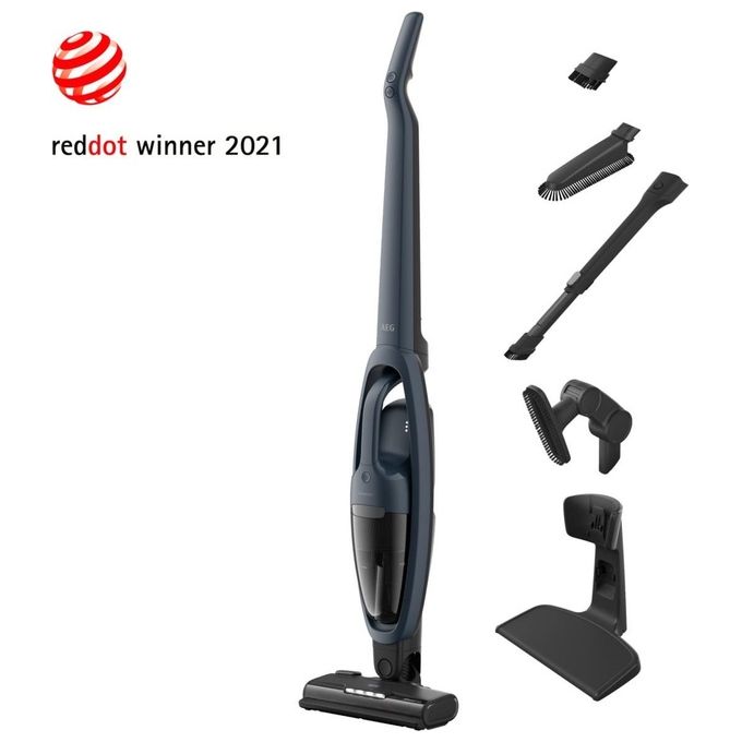 AEG 900 402 210 Serie 5000 Aspirapolvere Verticale Cordless Senza Sacco 0,3 L 29 W 45 min 79 dB colore Blu Denim