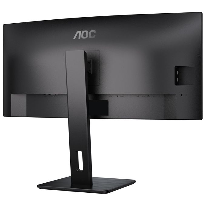 AOC CU34P3CV Monitor Curvo 34'' VA WQHD 100 Hz 4ms USB-C 65W Hub USB RJ45 colore Nero