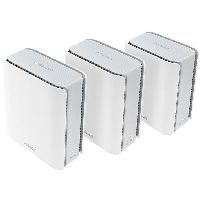 ASUS 90IG08Y0-MO3C20 ZenWiFi BT10 Sistema Mesh Wi-Fi 7 Tri-band Velocita' fino a 18 Gbps 3 unita' colore Bianco
