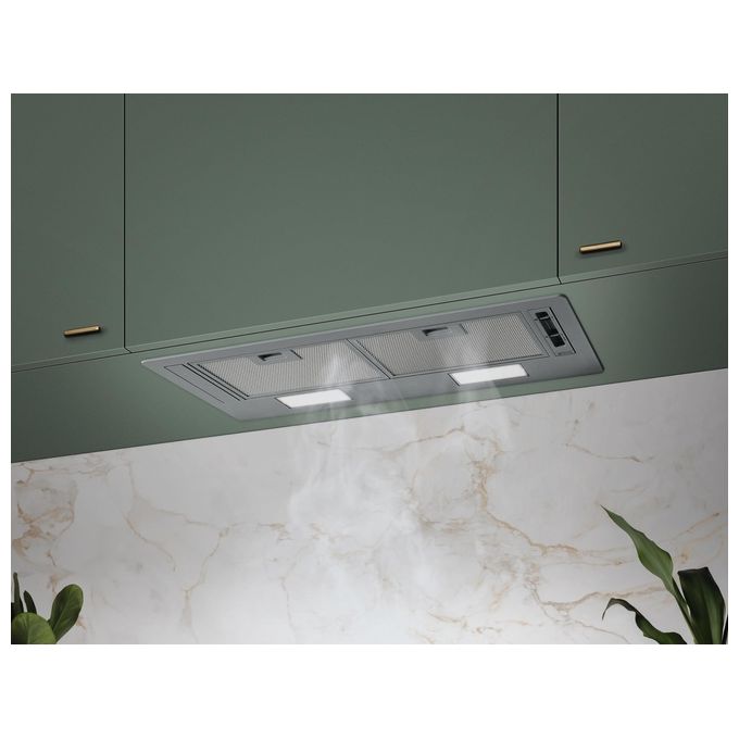 Smeg KSG70E Cappa Integrata 73 cm 224 m³-h Classe C 54 dB Comandi Slider colore Argento