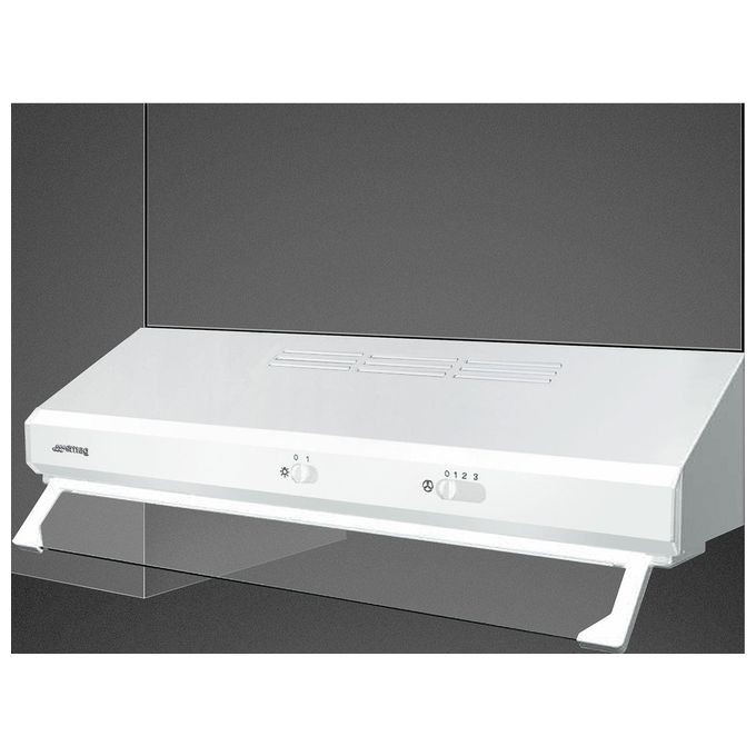 Smeg KSEC61BE3 Cappa da Incasso 60 cm 305 m³-h Classe C 72 dB Comandi Slider colore Bianco