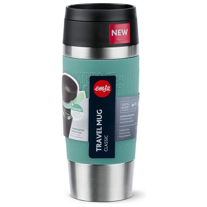 Emsa Tazza Termica da Viaggio Classic Comfort 0.36 Litri Petrolio