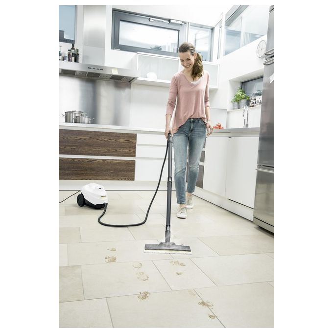 Kärcher 1.513-650.0 SC 3 EasyFix Pulitore a Vapore 1900W 3,5 bar Serbatoio 1L Superficie 75m² colore Bianco Nero