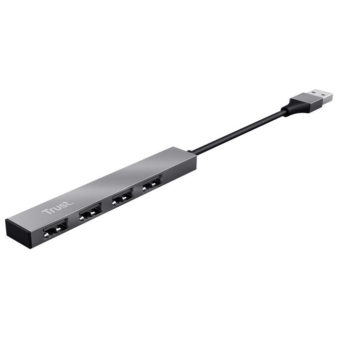 Trust Halyx Aluminium 4 Porte Mini Usb Hub
