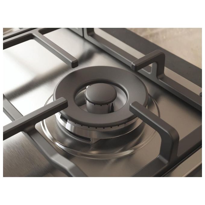Whirlpool TGML661IX Piano cottura a gas 58 cm 4 fuochi 7800 W da incasso colore Inox