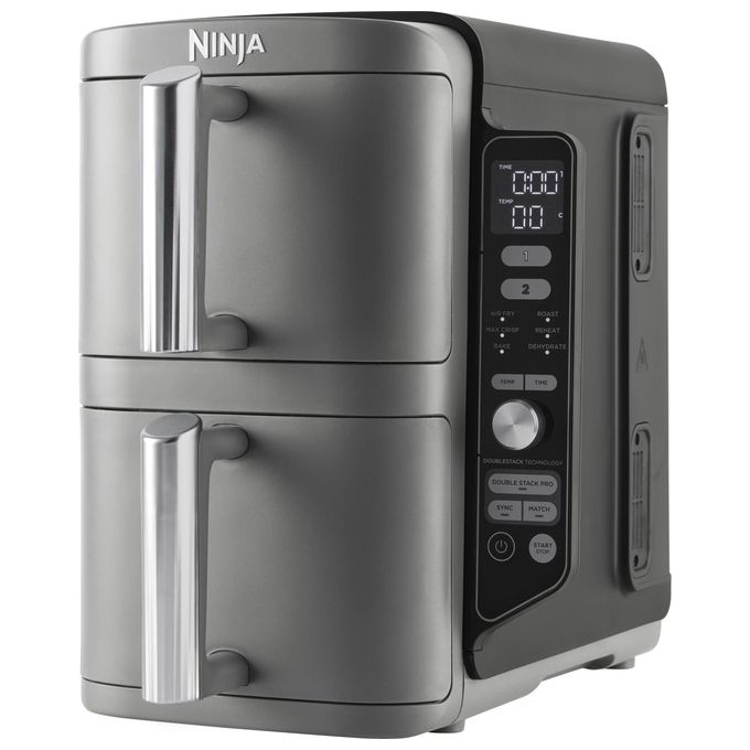 Ninja SL400EU Double Stack XL Friggitrice ad aria 9,5 L 2470 W 6 programmi doppio cestello colore Grigio