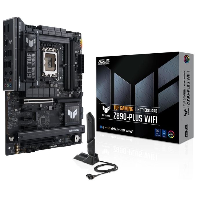 ASUS 90MB1IQ0-M0EAY0 TUF GAMING Scheda Madre Intel Z890 LGA 1851 ATX DDR5 Wi-Fi 7 2.5GbE colore Nero