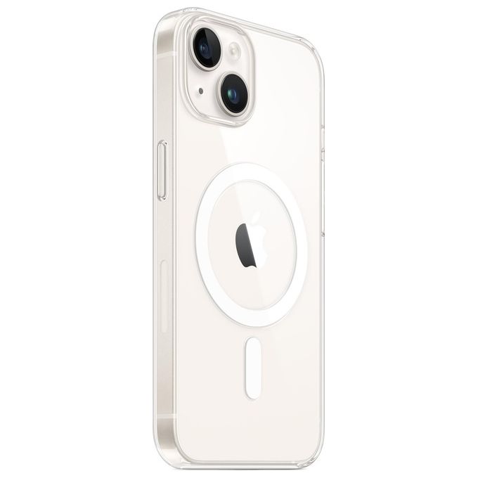 Apple MW5Q3ZM-A Custodia per iPhone 14 Compatibile con Ricarica Wireless MagSafe e Qi colore Trasparente