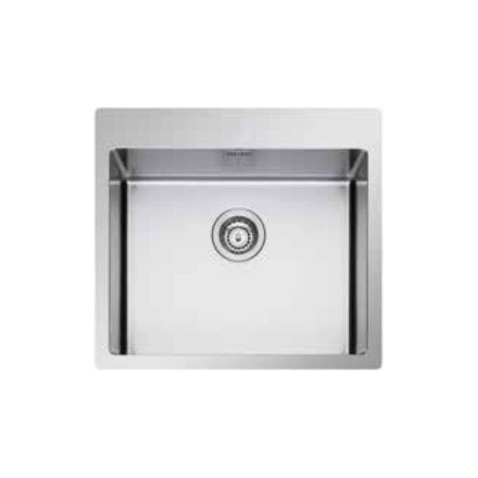 Apell LNR55FBC Radius R12 Lavello da cucina 1 vasca Acciaio Inox spazzolato (55x51x20.1 cm) colore Acciaio Inox