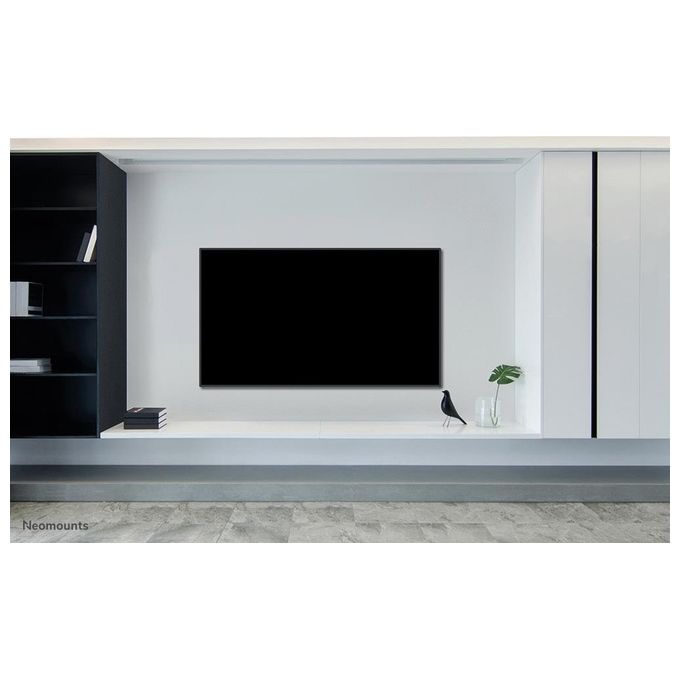 Neomounts WL30-550BL18 Supporto TV a Parete Fisso Ultra Sottile per Schermi fino a 86 Pollici VESA 100x100 a 800x400 mm Sistema Magnetico Pull and Release colore Nero