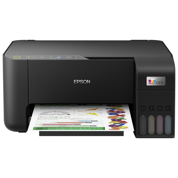 Epson ET-2860 EcoTank Stampante Multifunzione Inkjet A4 3in1 Serbatoi Ricaricabili Wi-Fi USB 5760x1440 DPI 33 ppm colore Nero