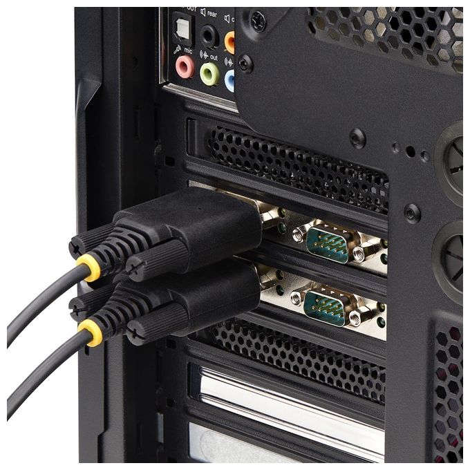 StarTech PS74ADF-SERIAL-CARD Scheda Seriale PCIe a 4 Porte RS232 RS422 RS485 DB9 con Chipset Asix AX99100 UART 16C1050 Alimentazione Configurabile SATA Staffa Standard e a Basso Profilo Compatibile Windows Linux Protezione ESD colore Nero