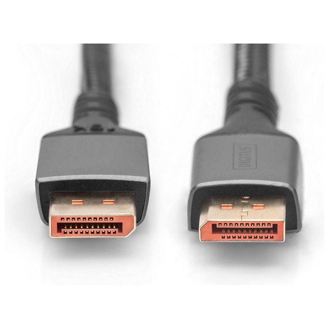Digitus DB-340111-010-S Cavo DisplayPort 2.1 16K 60Hz 8K 120Hz 80 Gbps 1 m colore Nero