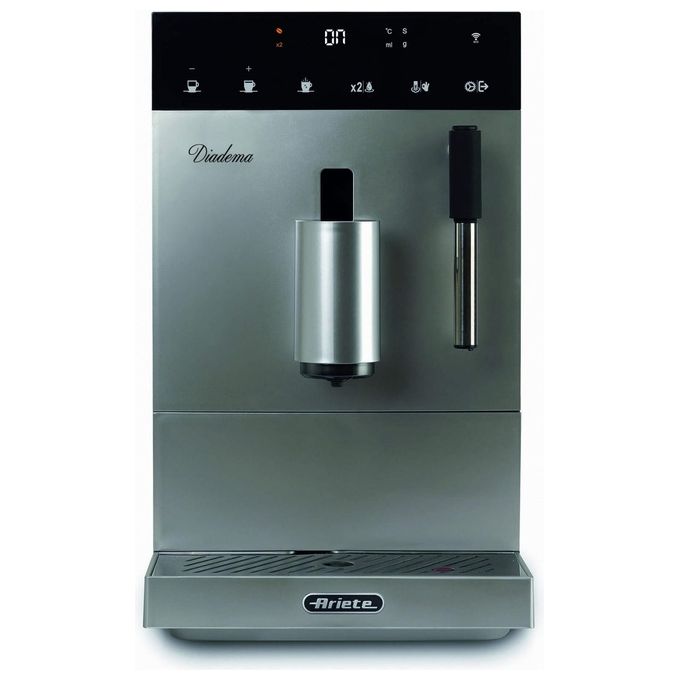 Ariete 1452 Diadema Macchina da caffe' Automatica 1 L 19 bar 1350 W Espresso Americano Cappuccino Display LED colore Silver
