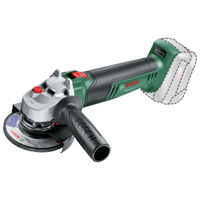 Bosch 06033E5000 UniversalGrind 18V-75 Smerigliatrice Angolare a Batteria 115 mm 12000 rpm 18V 4Ah colore Nero Verde