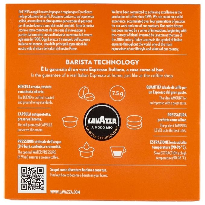 Lavazza A Modo Mio Capsule Caffe' Deliziosamente 36 Pezzi