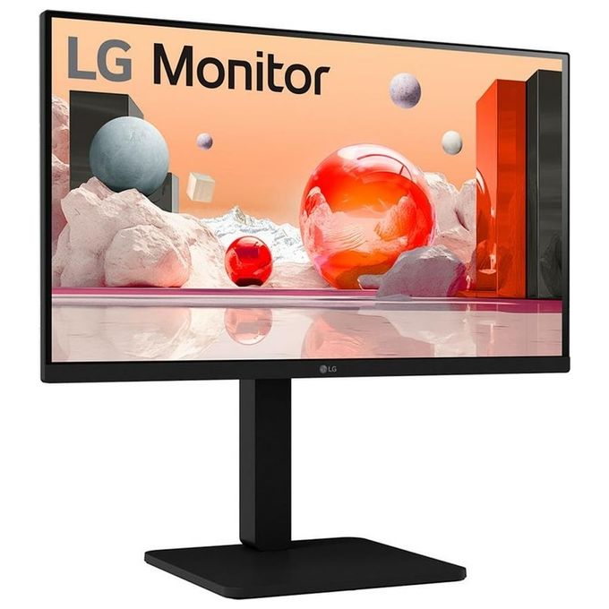 LG 24BA550-B Monitor PC IPS 23,8'' Full HD 1920x1080 100 Hz 5 ms Flicker-Free Altoparlanti Hub USB colore Nero