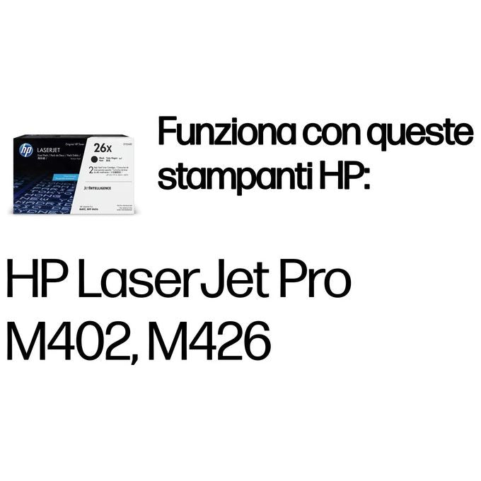 HP 26x 2pack high Yield Black Toner