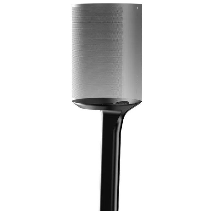 Flexson FLXE100FS1021EU Supporto per Casse Acustiche Pavimento Compatibile Sonos Era 100 Gestione Cavi Integrata colore Nero