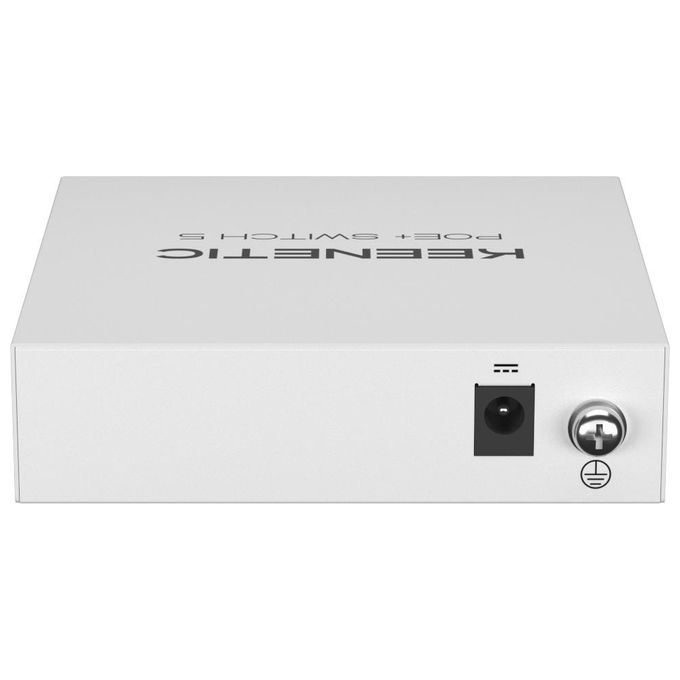 Keenetic KN-4610-01-EU Switch 5 porte Gigabit con 4 porte PoE+ e 60W di potenza erogabile colore Bianco