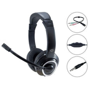 Conceptronic Home Audio Cuffie Professionali Archetto Connettore da 35mm Nero