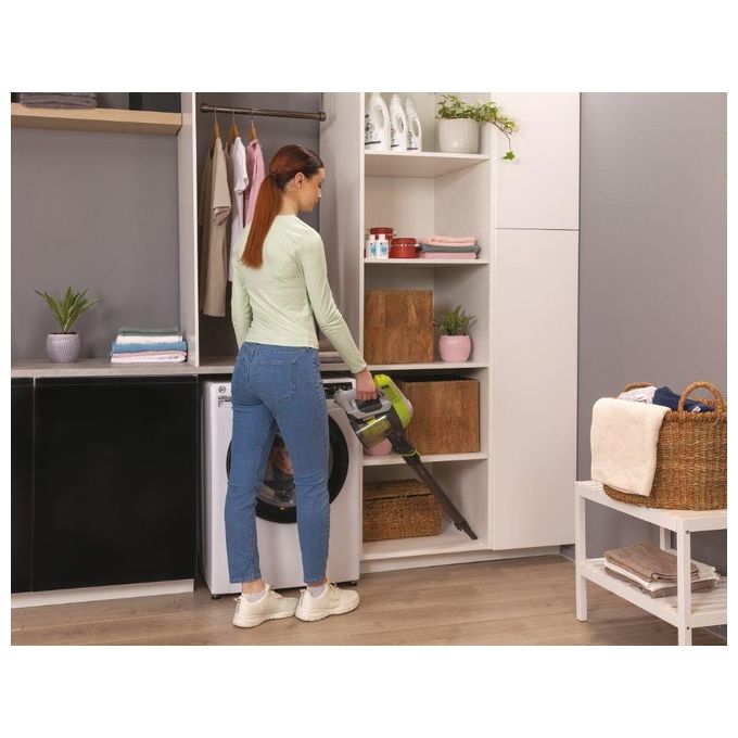 Hoover HF110H HF1 Aspirapolvere Senza Filo Ciclonico Senza Sacchetto 0.9 L 170W autonomia 30 min colore Grigio Lime