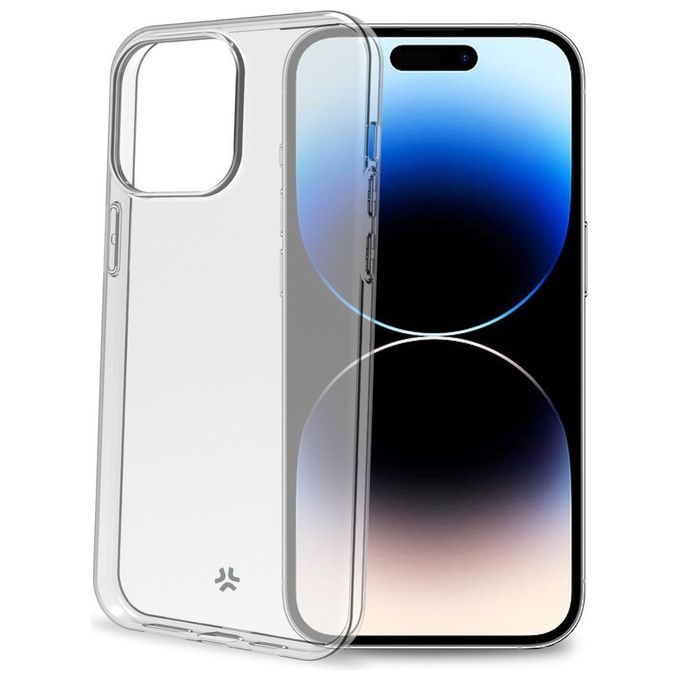 Celly Tpu Cover per iPhone 15 Pro Trasparente