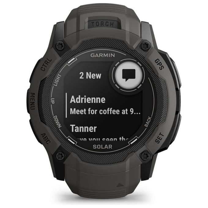 Garmin 010-02805-00 Instinct 2X Solar Orologio sportivo GPS Glonass Galileo Touch screen Solar 50 mm colore Grafite