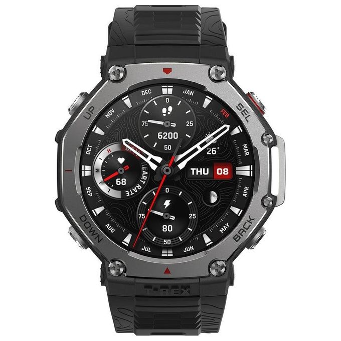Amazfit W2323GL1N T-Rex 3 Smartwatch GPS AMOLED 1.5'' 480x480 Multisport 150 sport 27 giorni autonomia 10 ATM colore Nero