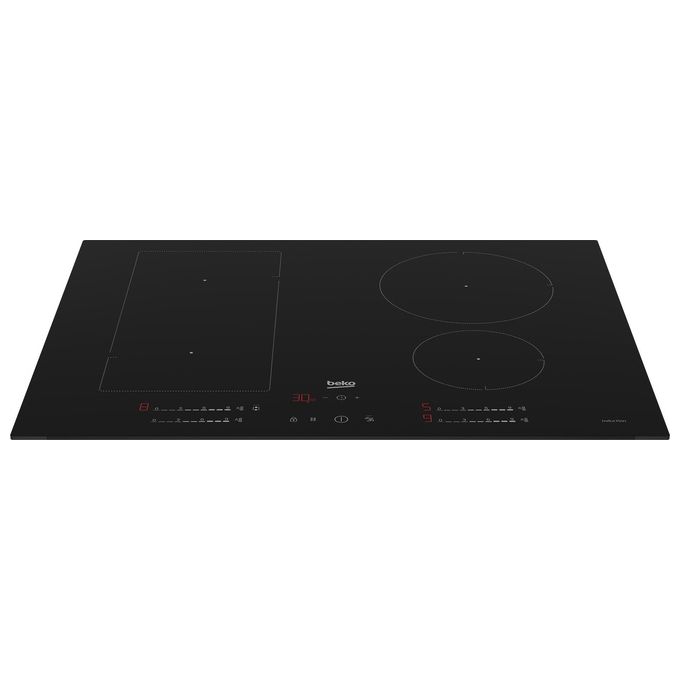 Beko 7757188684 bPRO 500 Piano cottura a induzione 70 cm 4 zone con sezione IndyFlex colore Nero