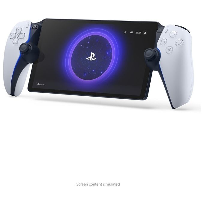Sony 1000041537 PlayStation Portal Remote Player Accessorio PS5 Schermo LCD 8'' 1080p 60fps Wi-Fi DualSense colore Bianco