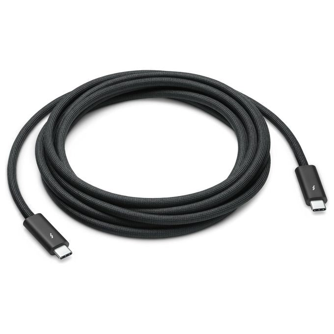 Apple MW5H3ZM-A Cavo Thunderbolt 4 Pro 3 m 40 Gbps USB-C Maschio con Alimentazione fino a 100 W colore Nero