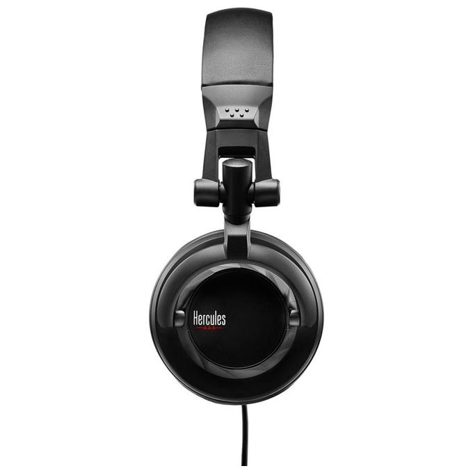 Hercules 4780898 HDP DJ45 Cuffie Cablate Circumaurali Chiuse con Cavo a Spirale 2 m Impedenza 60 Ohm Sensibilita' 95 dB colore Nero