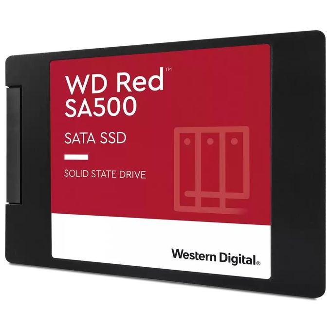 Western Digital WDS200T2R0A-68CKB0 Red SSD Interno 2 TB 2.5'' SATA 3D NAND per NAS colore Nero