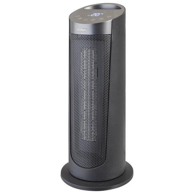 Bimar HP130 Termoventilatore a Colonna PTC 2000W per ambienti fino a 20 m² Wi-Fi Bluetooth Controllo Vocale Alexa Google colore Antracite