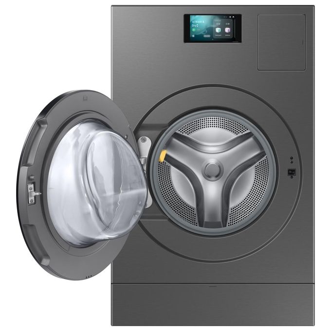 Samsung WD18DB8995BZT2 Bespoke AI Lavasciuga Frontale 18-11 Kg 1000 rpm Classe A Pompa di Calore WiFi (111x68.6x87.5 cm) colore Nero