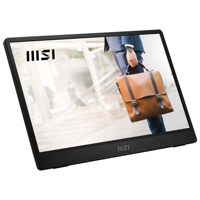 MSI 9S6-3PB70H-020 PRO MP161 E2 Monitor Portatile 15.6'' IPS FHD 1920x1080 60Hz 4ms Speaker Integrati Mini HDMI USB-C colore Nero