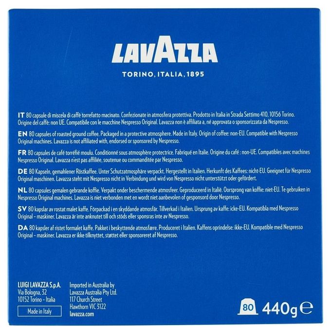 Lavazza Crema e Gusto Forte 80 Capsule 440gr
