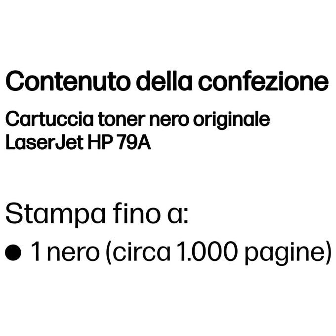 HP 79A Original LaserJet Toner Nero