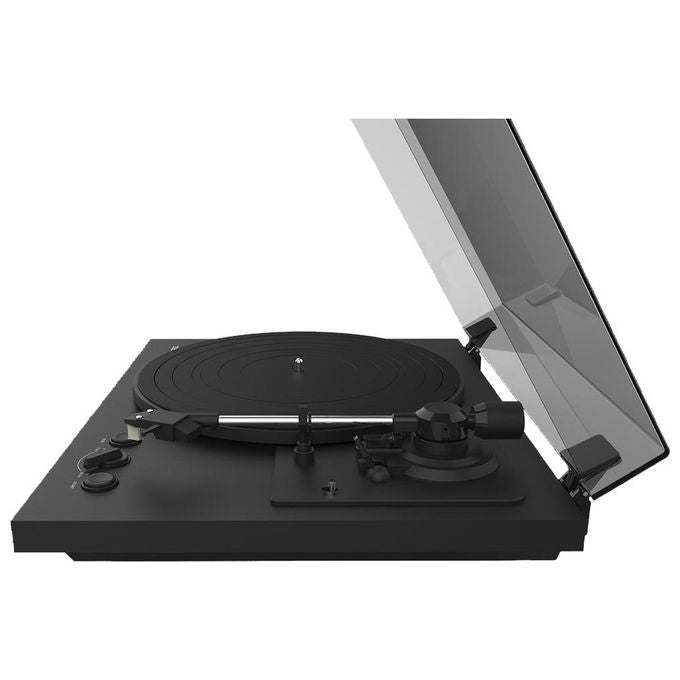 Teac TN-175-B Giradischi a cinghia completamente automatico 33 45 rpm Preamplificatore Phono MM Audio-Technica AT3600L colore Nero