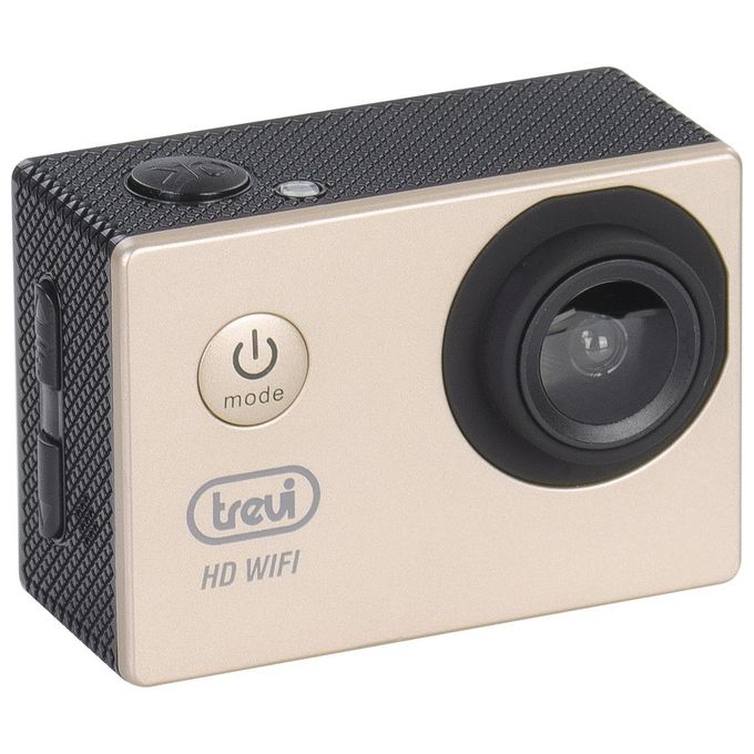 Trevi 2200WF11 GO 2200 WIFI Action Cam Full HD 1920x1080 5 MP Wi-Fi Custodia Subacquea colore Oro