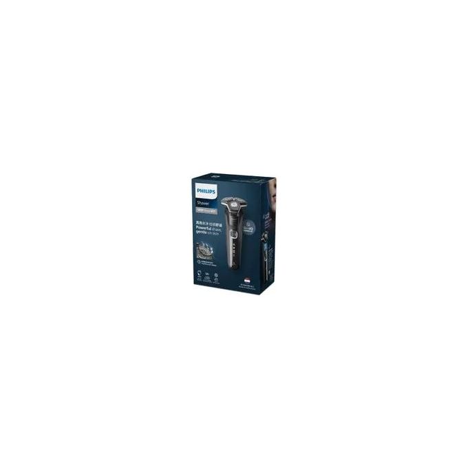 Philips S5898-35 Serie 5000 Rasoio elettrico Wet and Dry 3 testine autonomia 60 min colore Nero