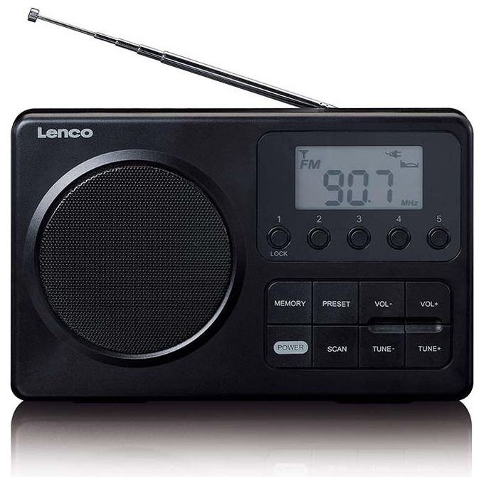 Lenco MPR-035BK Radio Portatile Nero