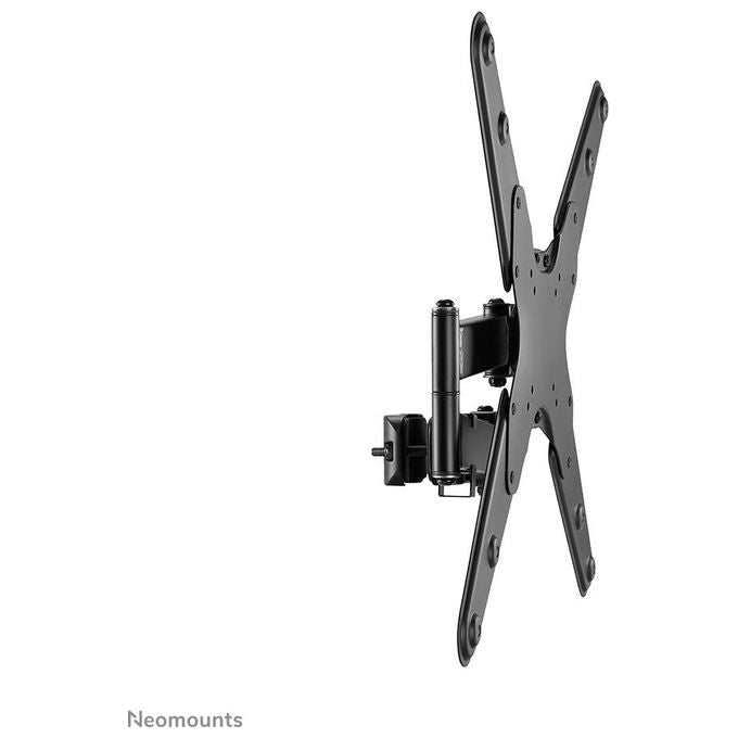 Neomounts FL40-450BL14 Supporto Palo per TV 32-55 Pollici VESA 75x75 a 400x400 Inclinabile e Girevole 180° colore Nero